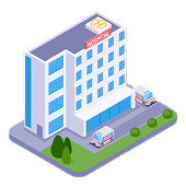 vetor hospital